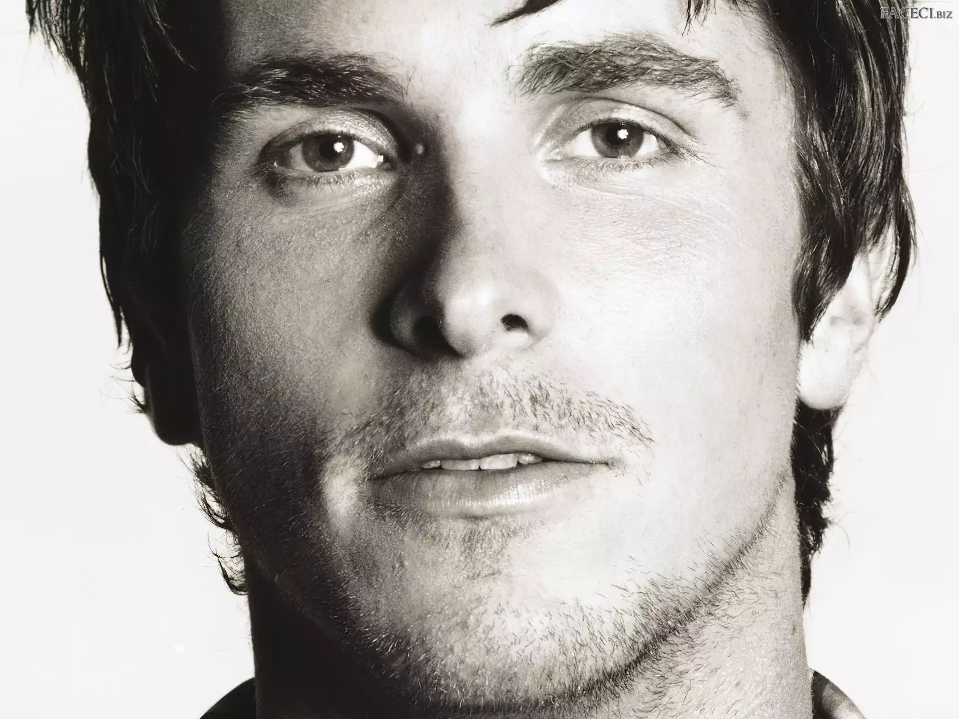 broda, Christian Bale, wąs